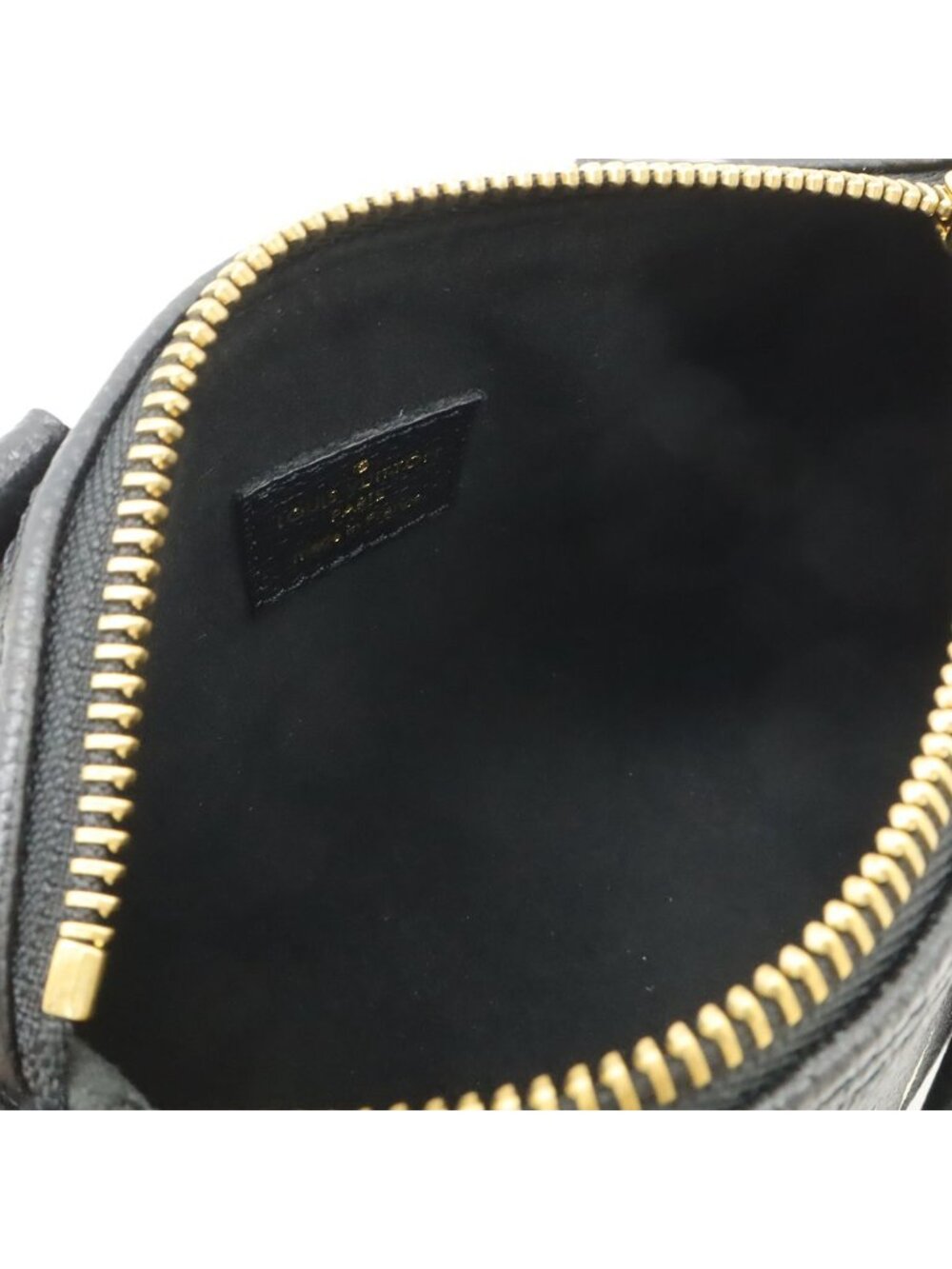 Louis Vuitton Monogram Empreinte Nano Speedy Mini Bag 2-Way Bicolor Black - Picture 6 of 9